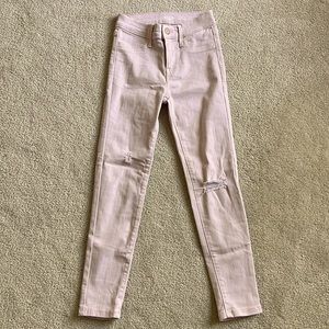 Old Navy Pink Ballerina Skinny Jean Size 8
